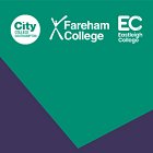 Logos of City College Southampton, Fareham College and Eastleigh College